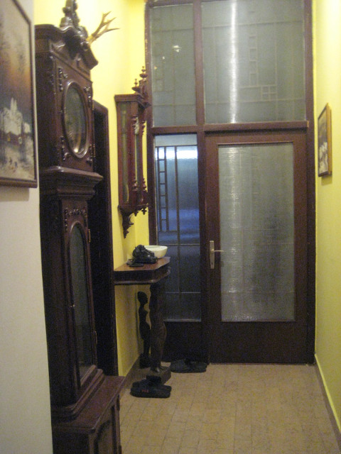 entry hall old fashioned hallway with grandfather clock