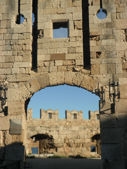 Yawning Gate mouth-like gate under eye-like windows