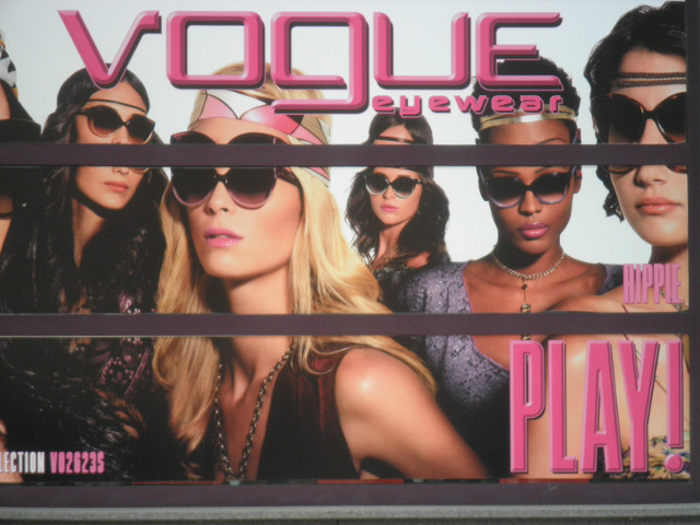 wince or laugh "Vogue Eyewear - Hippie Play!" with hollywood hippies