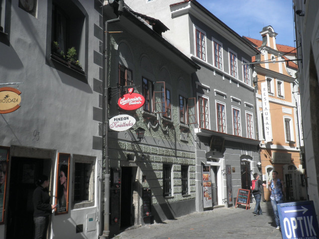 Latran Street colorful shopping street